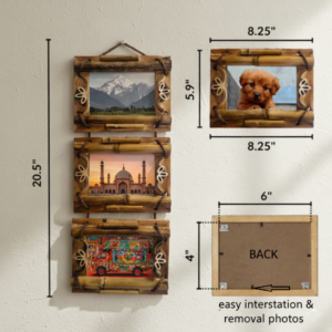 handmade pottery frame set